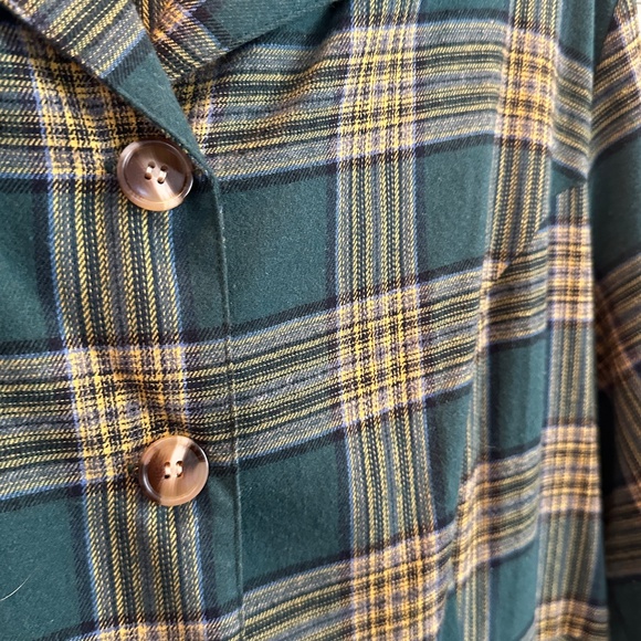 Shein Plus Tartan Flare Hem Shirt Dress 4X - Picture 9 of 10